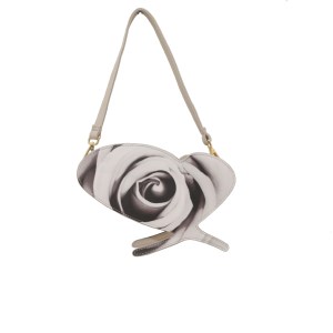 Tandieka White Rose Heart bag
